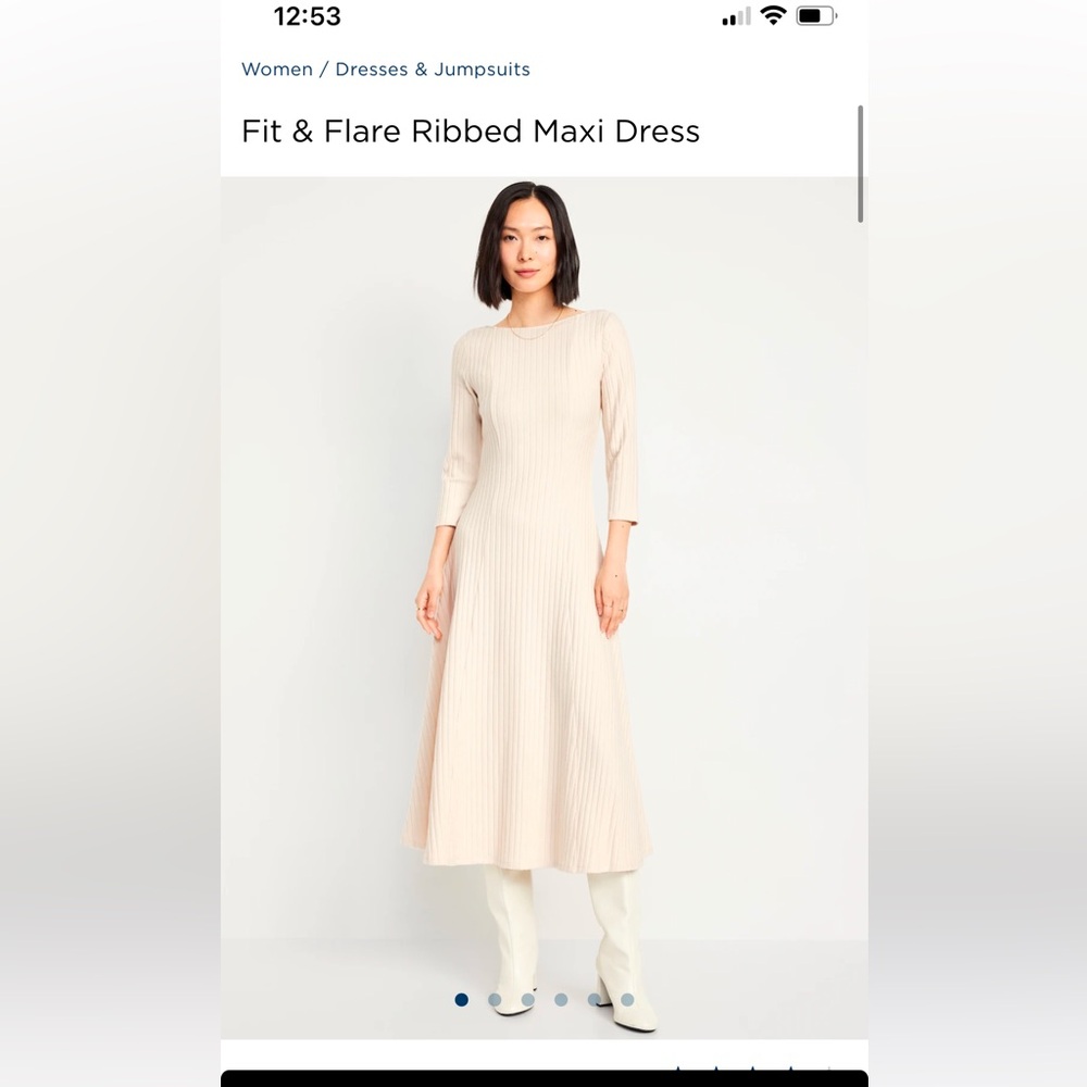 Old Navy winter maxi